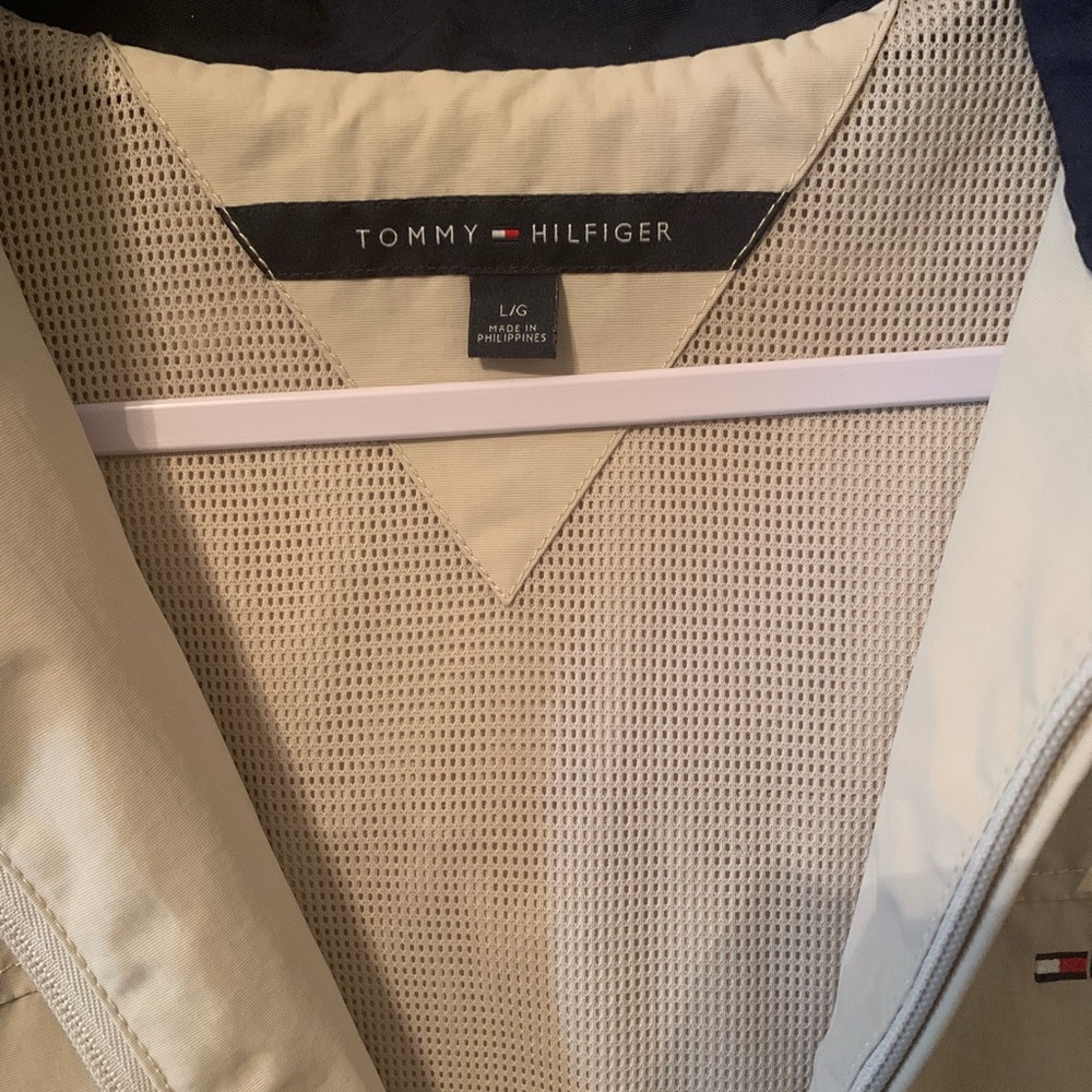 Tommy Hilfiger RARE Vintage Style Raincoat Windbreaker Jacket Preowned/Large - Picture 3 of 6